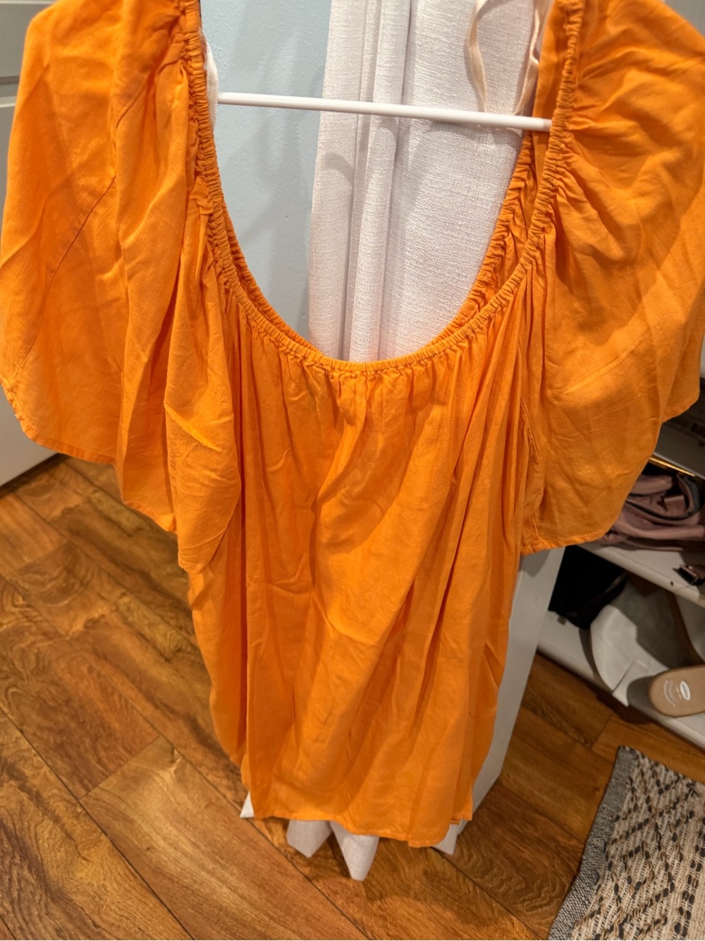 Vero Moda Bright Orange Scoop-Neck Tunic